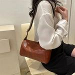 Load image into Gallery viewer, Handbags For Women Shoulder Tote Work Bags Vintage PU Leather Boston Women Small Handbag And Purse Fashion Designer Crossbody Bag Female Casual Travel Pillow Shoulder Bag
