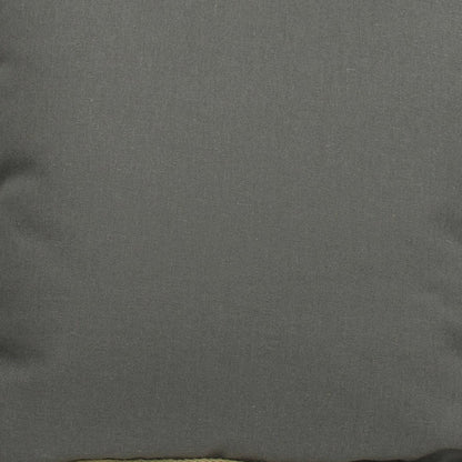 20"x20" Charcoal Linen Blend Zippered Pillow