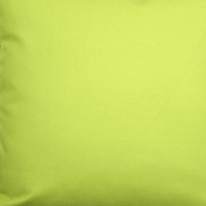 20"x20" Beige and Green Linen Blend Zippered Pillow