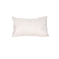 22" X 22" Beige and White Checkered Polyester Zippered Pillow