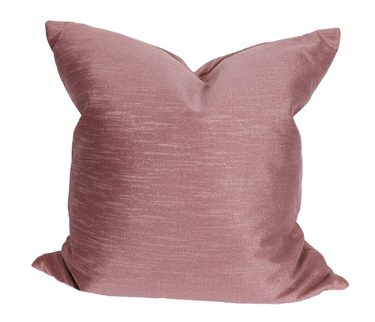 22" X 22" Maroon Polyester Zippered Pillow