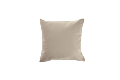 18" X 18" Yellow 100% Cotton Zippered Pillow