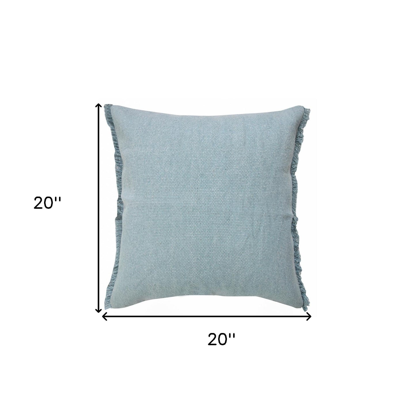 20" X 20" Adobe Clay 100% Cotton Zippered Pillow