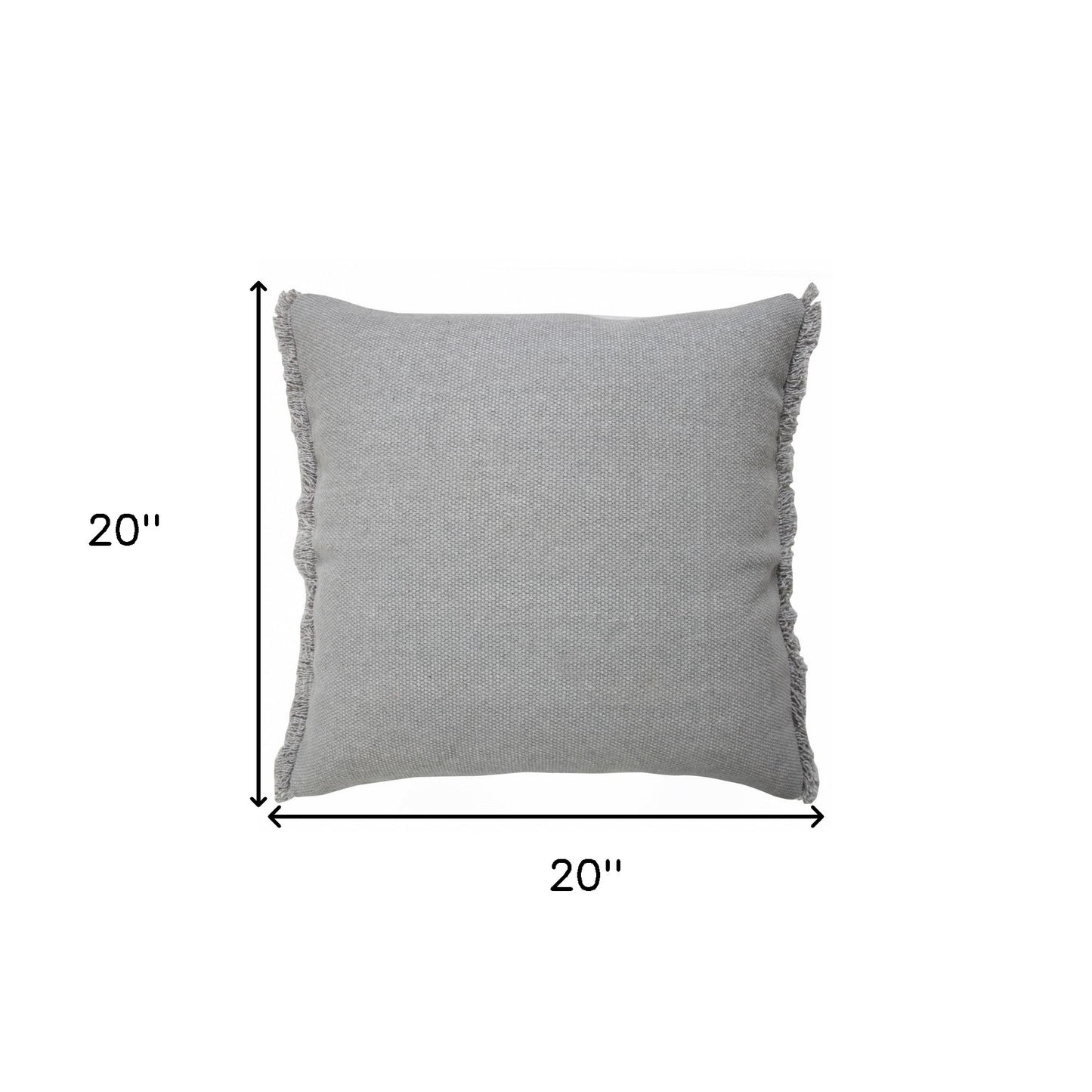 20" X 20" Adobe Clay 100% Cotton Zippered Pillow