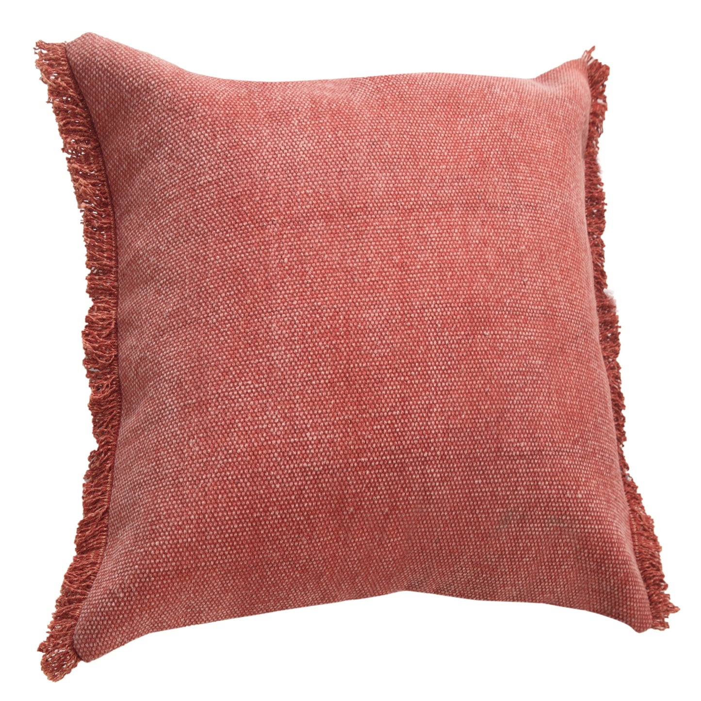 20" X 20" Adobe Clay 100% Cotton Zippered Pillow