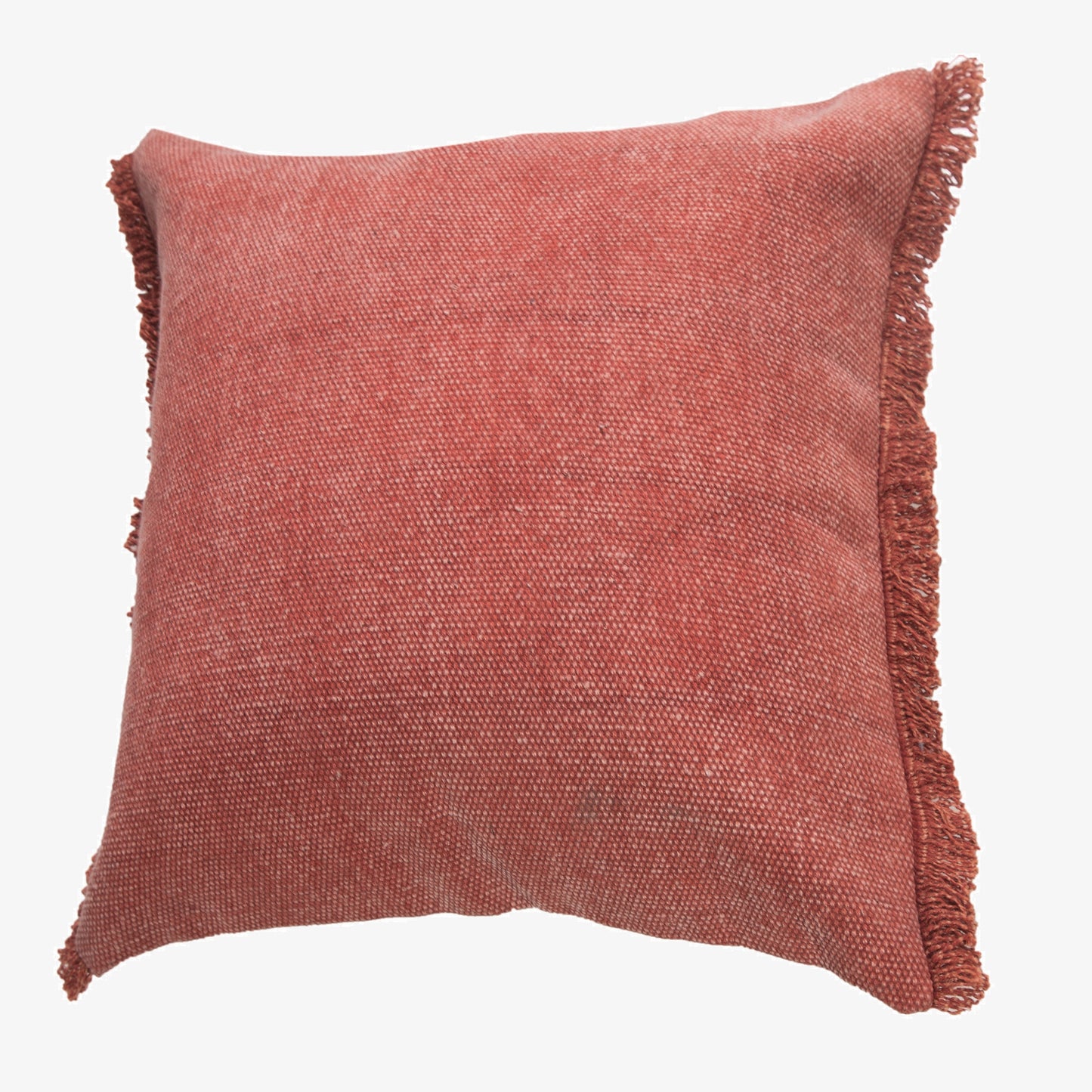 20" X 20" Adobe Clay 100% Cotton Zippered Pillow