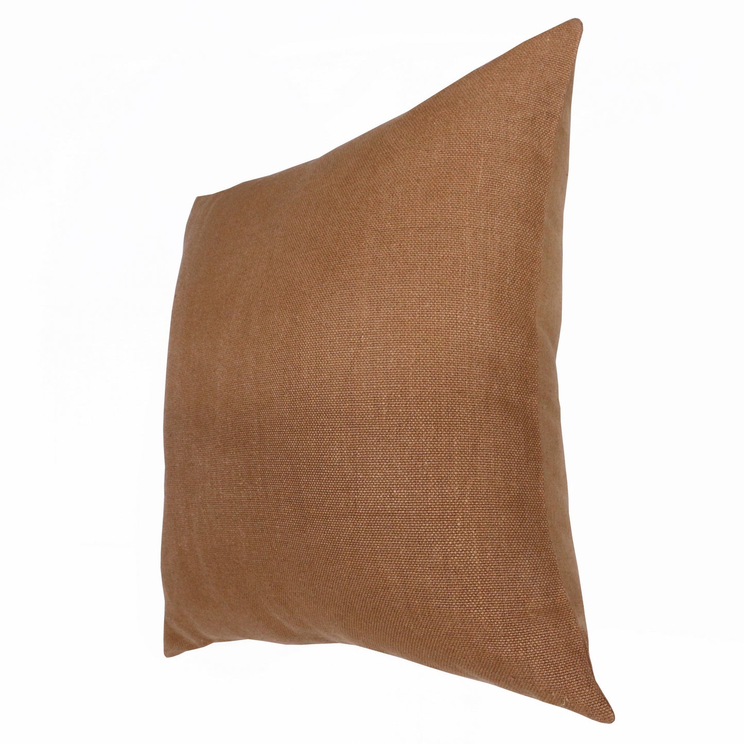 20" X 20" Cream Linen Zippered Pillow