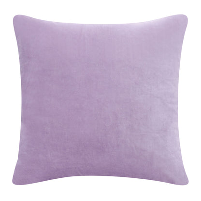 20" X 20" Purple 100% Cotton Zippered Pillow