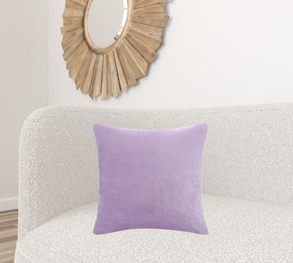 20" X 20" Purple 100% Cotton Zippered Pillow