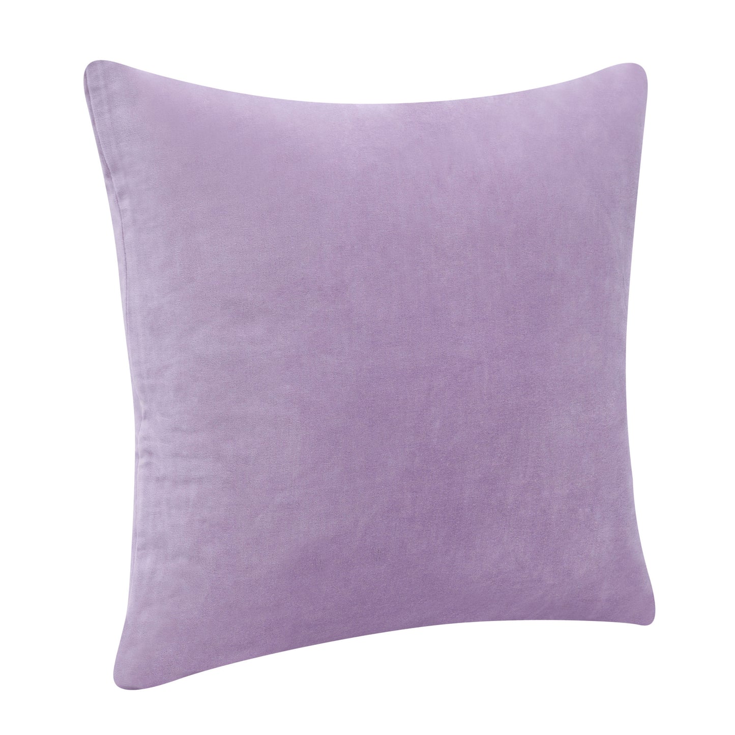 20" X 20" Purple 100% Cotton Zippered Pillow