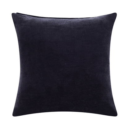 20" X 20" Purple 100% Cotton Zippered Pillow