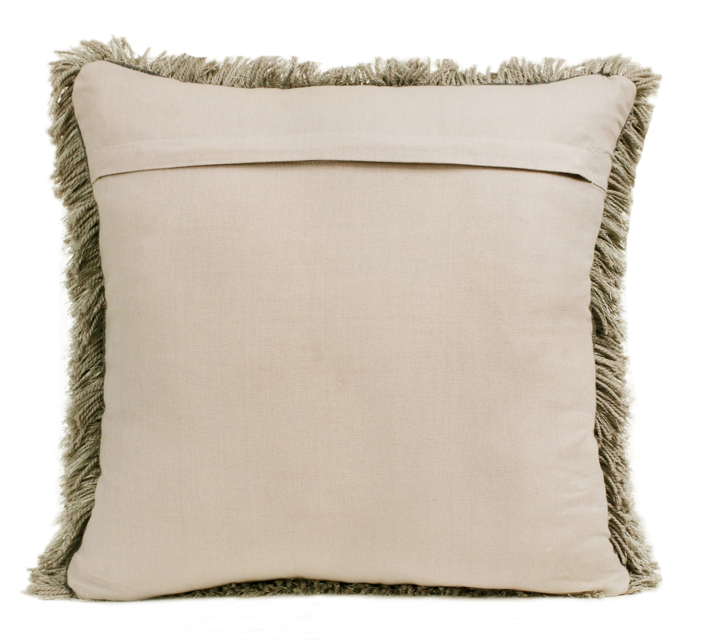 20" X 20" Dark Gray Polyester Zippered Pillow