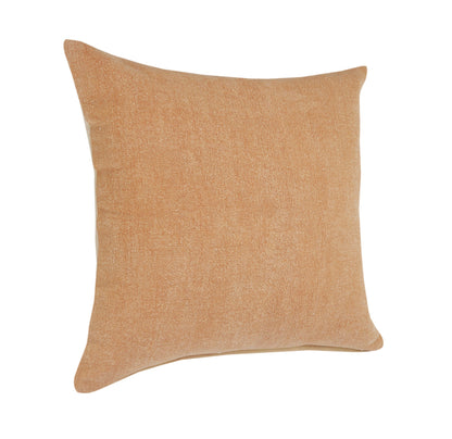 14" X 36" Orange 100% Cotton Zippered Pillow