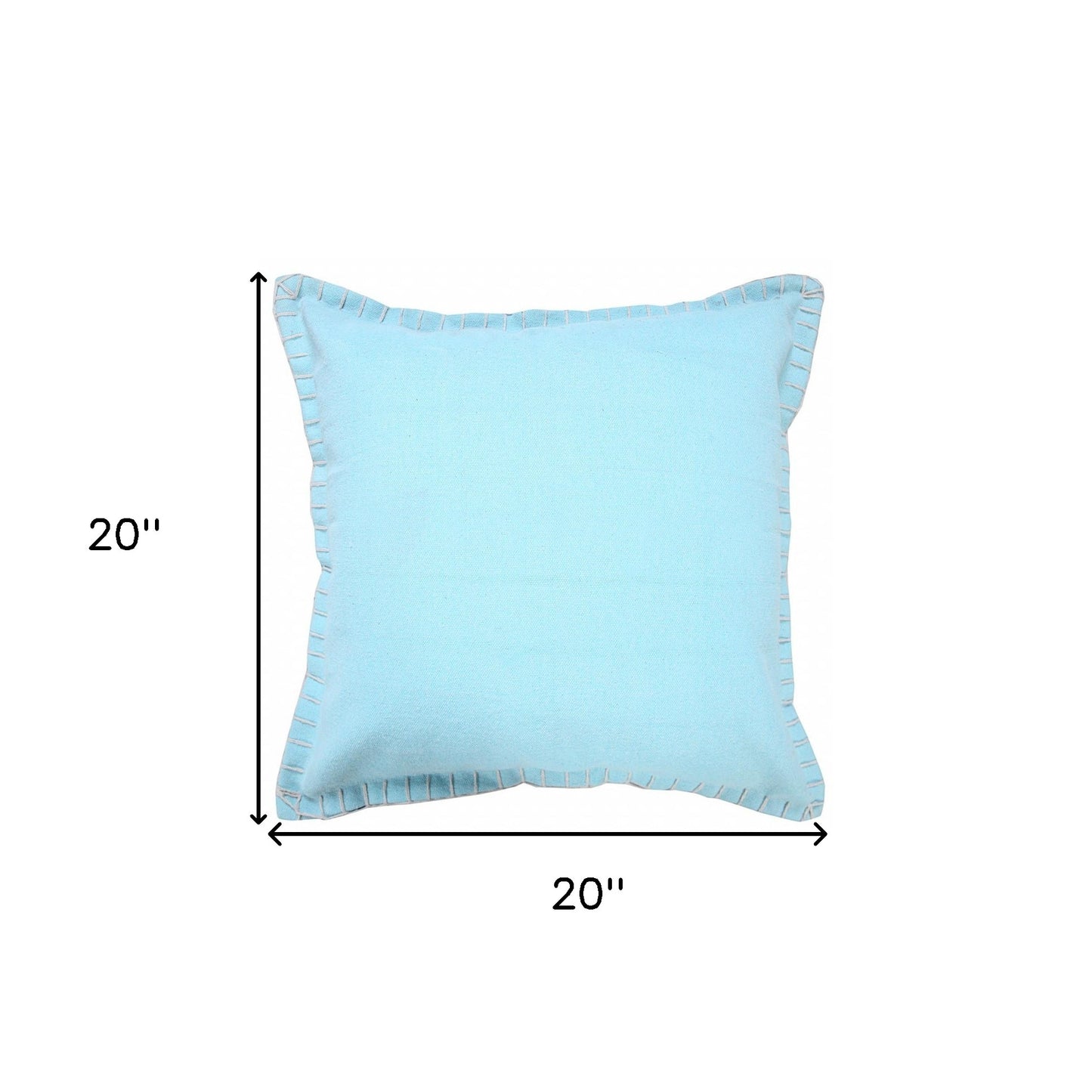 14" X 36" Emerald Green 100% Cotton Zippered Pillow