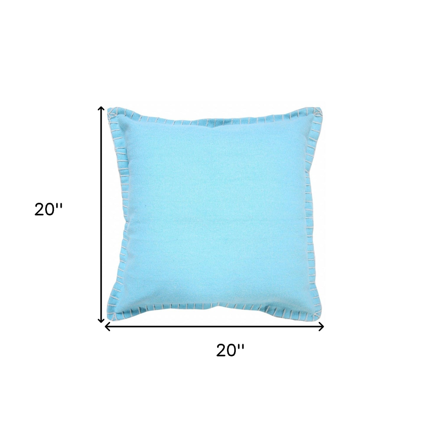 14" X 36" Emerald Green 100% Cotton Zippered Pillow