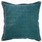 14" X 36" Emerald Green 100% Cotton Zippered Pillow