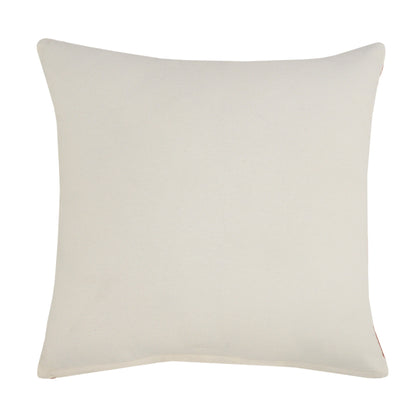 20" X 20" Yellow And White 100% Cotton Zippered Pillow