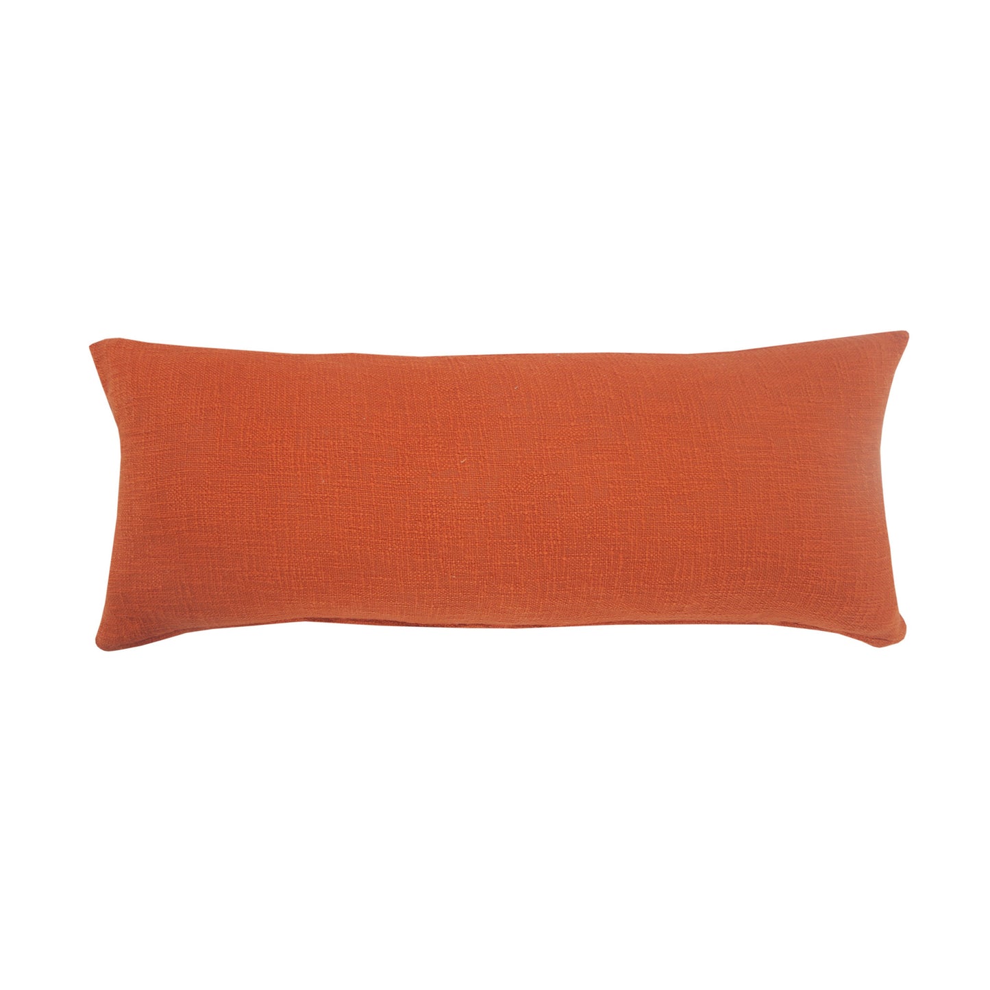 20" X 20" Cinnamon Orange 100% Cotton Zippered Pillow