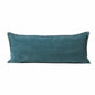 14" X 36" Emerald Green 100% Cotton Zippered Pillow