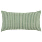 14" X 14" Green Cotton Blend Pillow