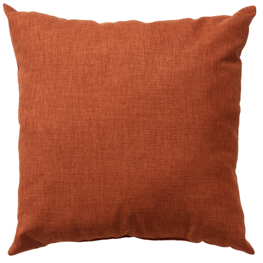 22" X 22" Orange Indoor Outdoor Throw Pillow