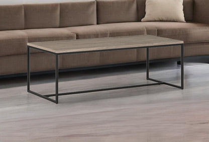 47" Gray Coffee Table