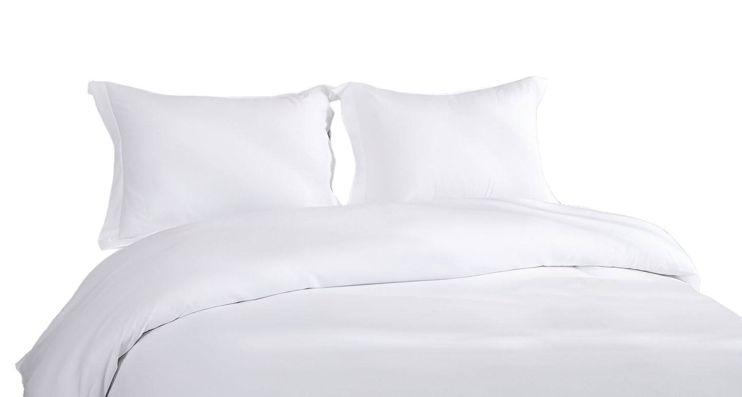 White Queen Microfiber 1400 Thread Count Washable Duvet Cover Set