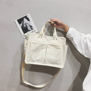 Multi-pocket canvas bag