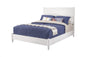 White Solid and Manufactured Wood King Bed