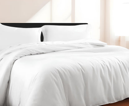 White King Cotton Blend 300 Thread Count Washable Duvet Cover Set