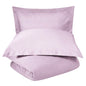 Lilac Twin 100% Cotton 300 Thread Count Washable Duvet Cover Set