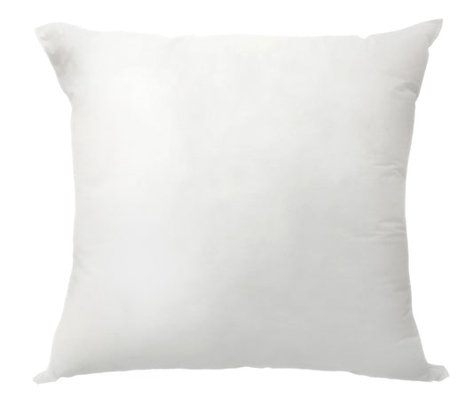 22" White Down Feather Throw Pillow Insert