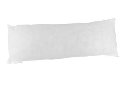 14" X 36" White Polyester Blown Seam Pillow Insert