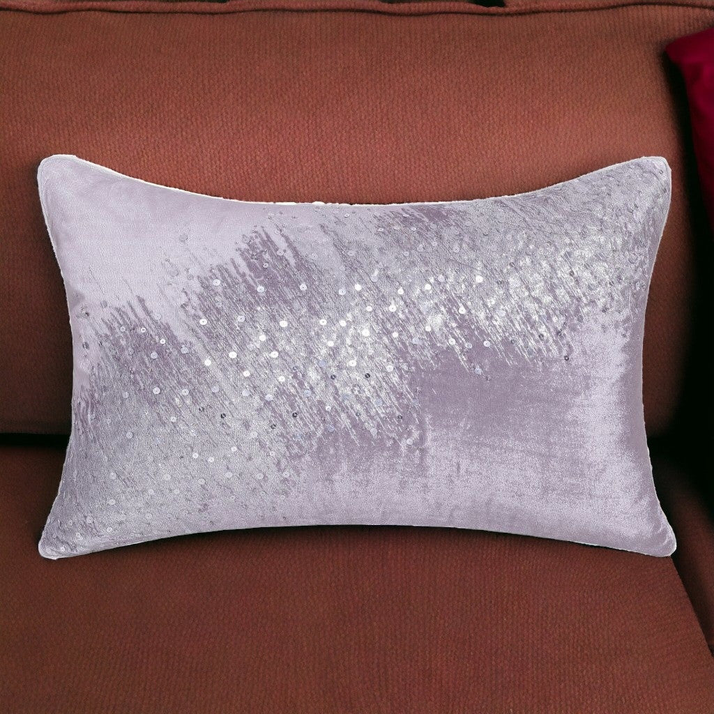 16" X 24" Gold Abstract Polyester Zippered Pillow With Beads