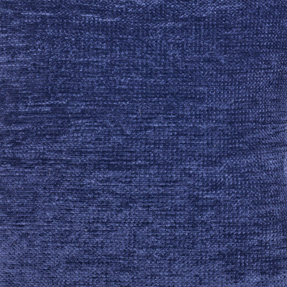 20" X 20" Blue Chenille Zippered Pillow