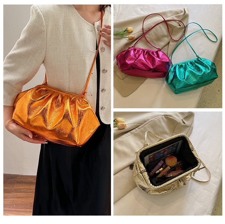 Simple Hair Clip Shoulder Crossbody Evening Bag