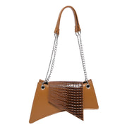 Stone Pattern Twisted Tabby Square Pouch