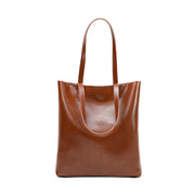 Women's Cow Leather Tote Bag Stylish And Simple