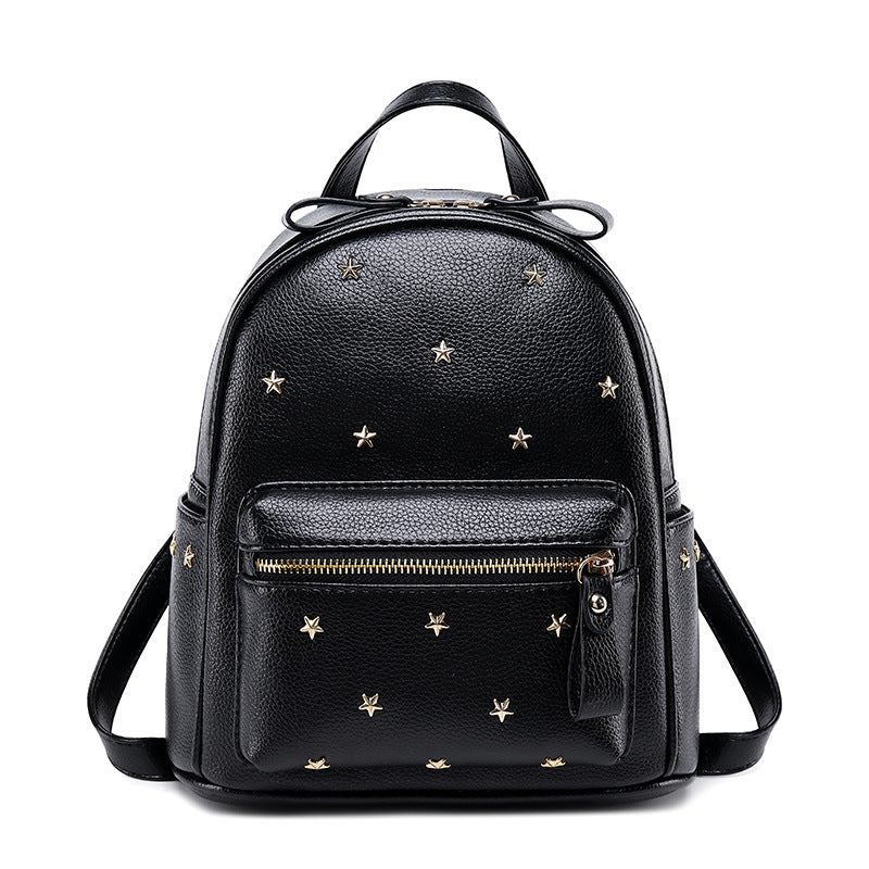 Ladies' PU Leather Fashionable Styling Backpack