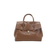 Women's Genuine Leather Retro Large Capacity Commuter First Layer Vegetable Tanned Bag