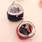 Load image into Gallery viewer, Denim Cloth Vintage Handmade Women&#39;s Hand-held Coin Purse Hasp Card
