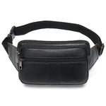 Load image into Gallery viewer, Men&#39;s First Layer Cowhide Outdoor One Shoulder Crossbody Waist Bag
