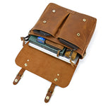 Load image into Gallery viewer, Men&#39;s Crazy Horse Leather Crossbody Bag Top Layer Cowhide
