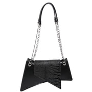 Stone Pattern Twisted Tabby Square Pouch