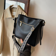 Fashion Soft Leather Bucket Bag For Women