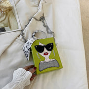 New Retro Eye Chain Box Handbag