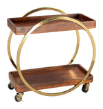 Load image into Gallery viewer, Arenas Bar Cart Brown
