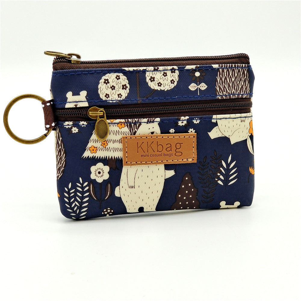 Printed Film Cartoon Change Purse