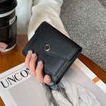 Load image into Gallery viewer, Women&#39;s Short Cowhide Three Fold Wallet
