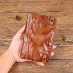 Load image into Gallery viewer, New Top Layer Cow Leather Hand-painted Old Long Wallet Man
